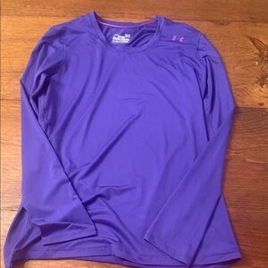 Under Armour Purple Long-Sleeve Performance Top